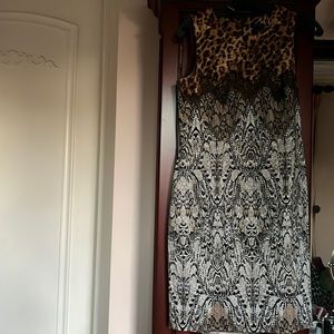 Ann Taylor dress in snake print